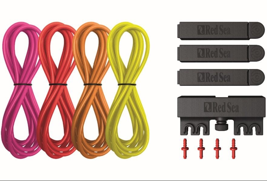Red Sea ReefDose Accessory Kit 4-Color R/Y