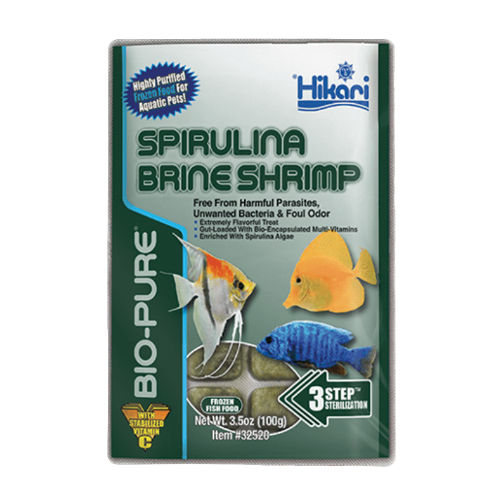 Hikari Spirulina Brine Shrimp Cube
